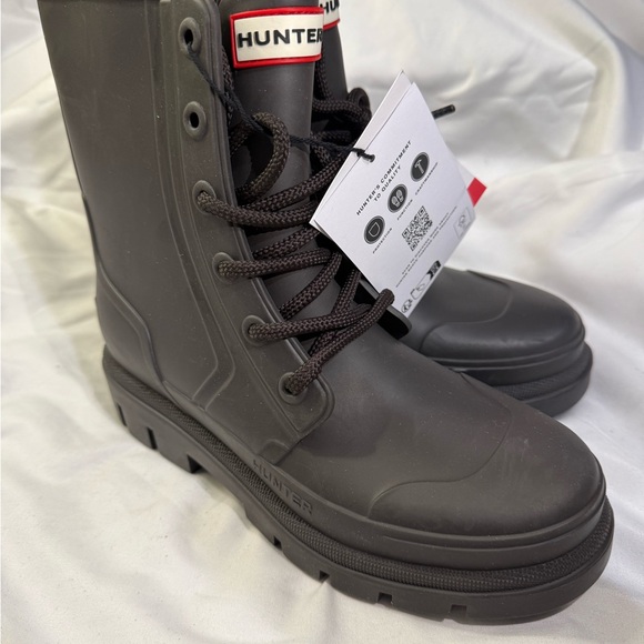 Hunter Women’s Diana Waterproof Lace up Boots W/Size 7 - Picture 2 of 9